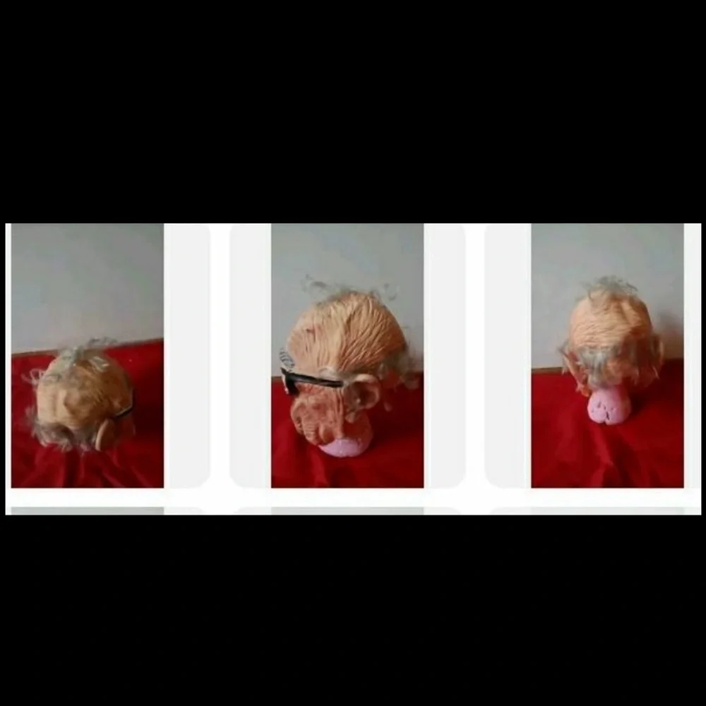 Vintage old man mask (FAMOUS PEOPLE )(from 1985-1990’s )very old but NEW